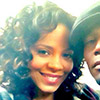 Actress Sanaa Lathan from Best Man Holiday in Feathered Soul diamond and sapphire evil eye necklace